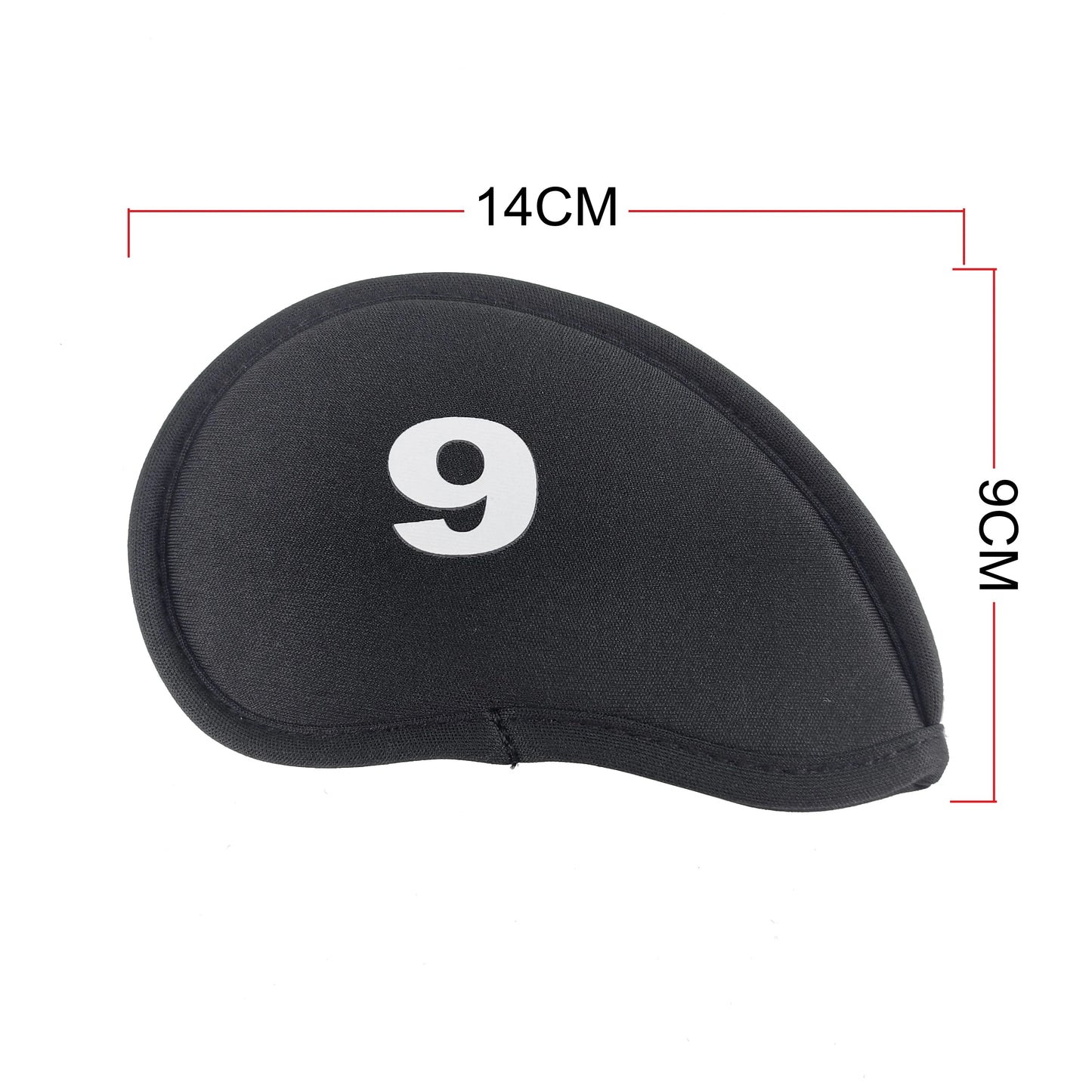 10pcs Golf Ironhead Club Covers - Durable Club protection Covers (black/red/blue) - Numbered Golf Accessories