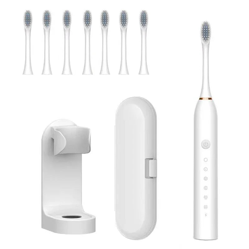 Xiaomi 6 Gear Powerful Sonic Electric Toothbrush USB Waterproof Smart Rechargeable Toothbrush Washable 8 brush heads Whitening
