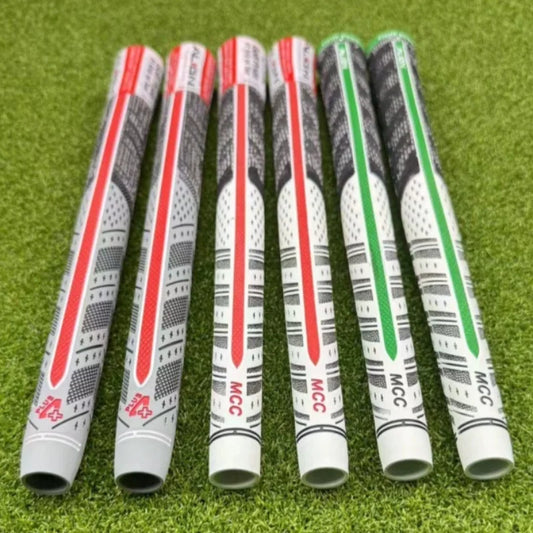 13pcs Golf Club Grips Set - Medium & Standard, Durable Rubber in Black, White, Blue, and Red with Textured Pattern for Enhanced