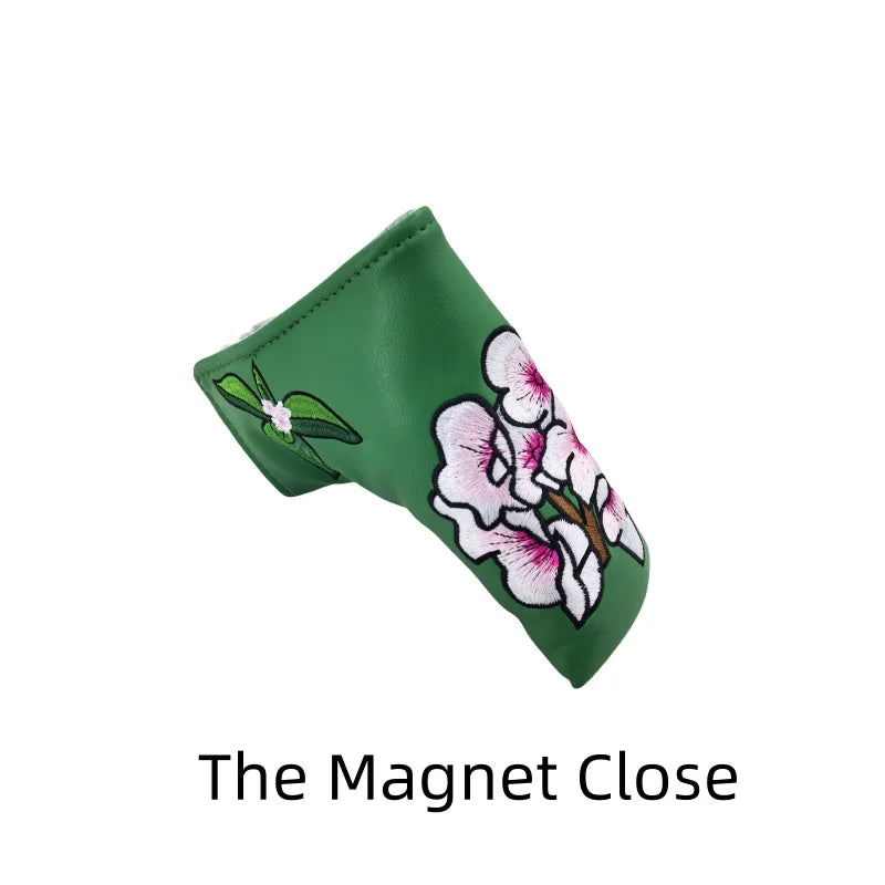 Flower embroidery Golf Club #1 #3 #5 Wood Head covers Driver Fairway Woods Cover Putter Headcover