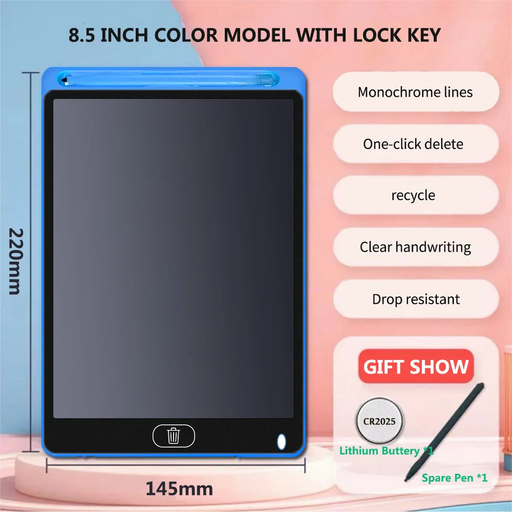 8.5 Inch Electronic Drawing Tablet for Kids