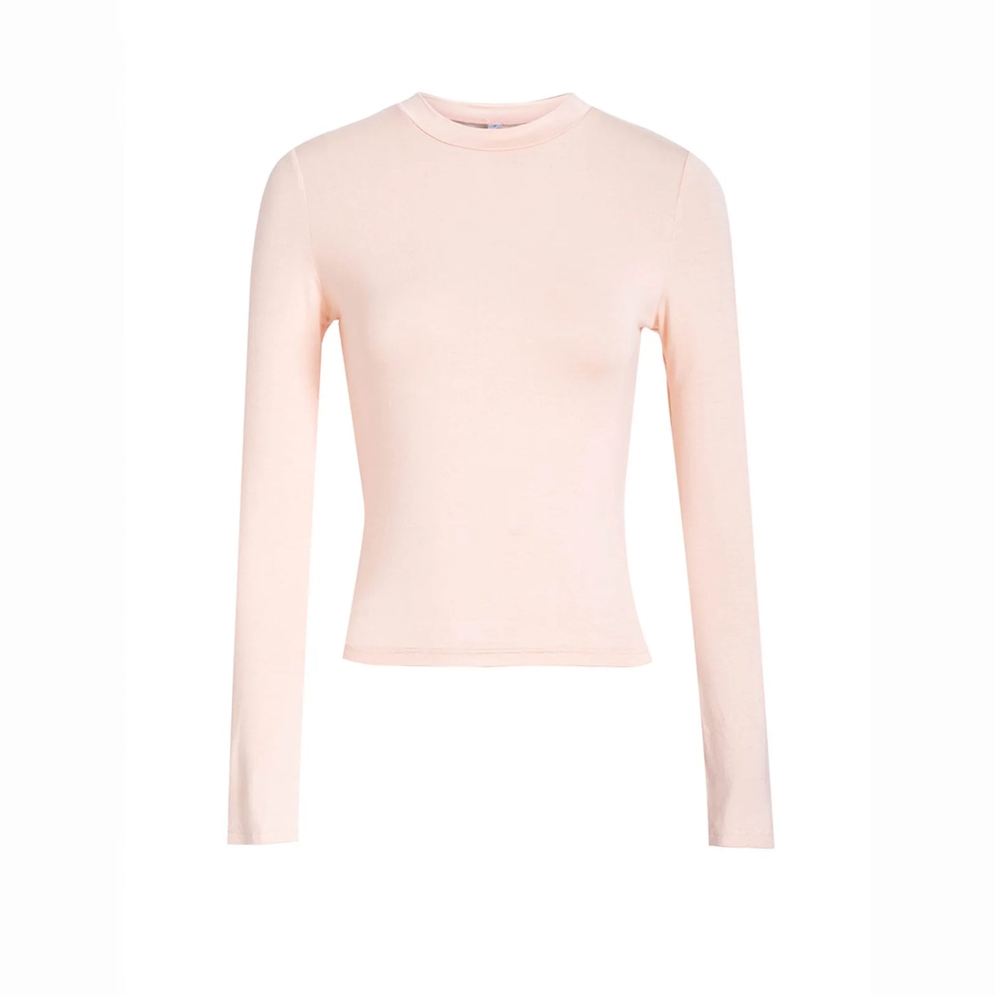 Women's T-shirt 2025 Spring and Summer Y2K Casual Solid Color Slim Long Sleeve Top Women Clothing