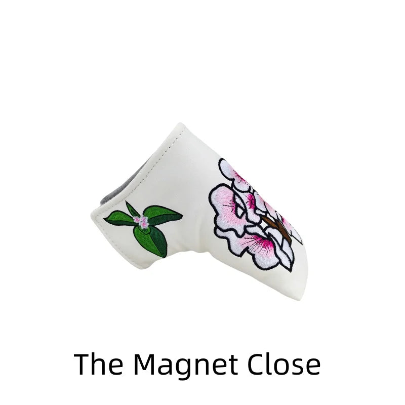 Flower embroidery Golf Club #1 #3 #5 Wood Head covers Driver Fairway Woods Cover Putter Headcover