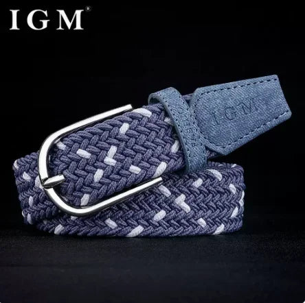 Men Belt  Woven No Holes Needle Buckle Belt for Men Canvas Student Military Training Pants Belt for Versatile Jeans