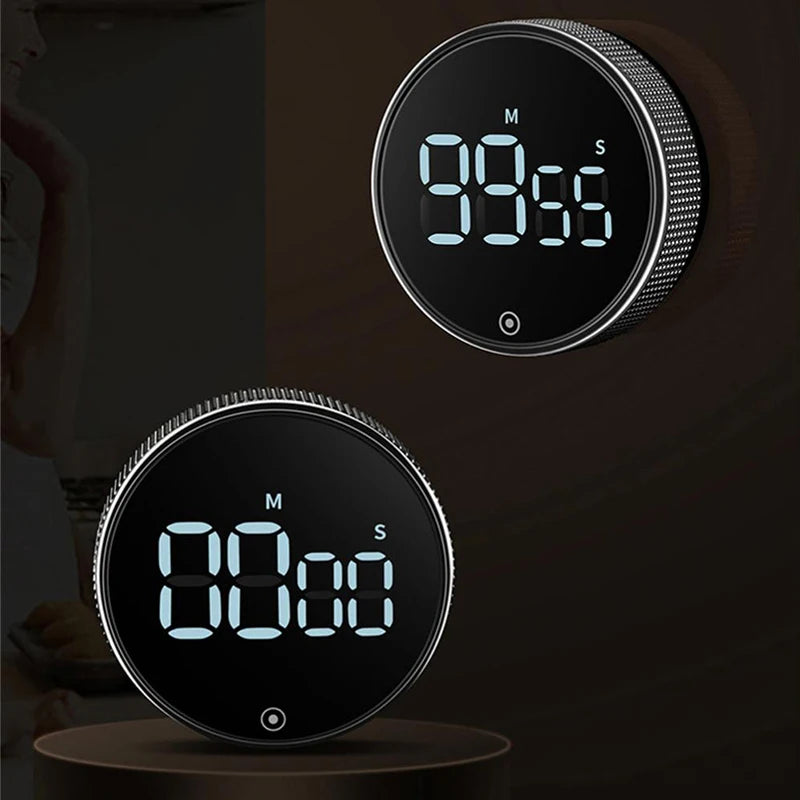 Smart Magnetic Kitchen Digital Timer Chronometer Wall Egg Cooking Boiling Minuteur Timers Child Study Shower Visual Alarm Clock