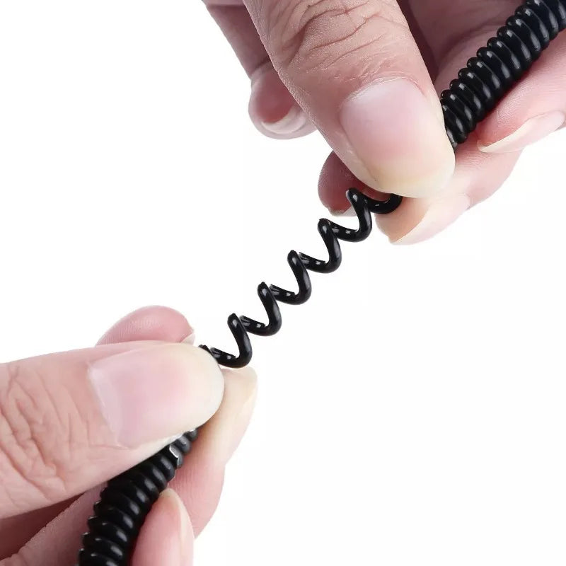 5Pcs Anti-lost Hat Clip Windproof Cap Retainer Coiled Cord Rope Keeper for Fishing Golfing Outdoor Sports