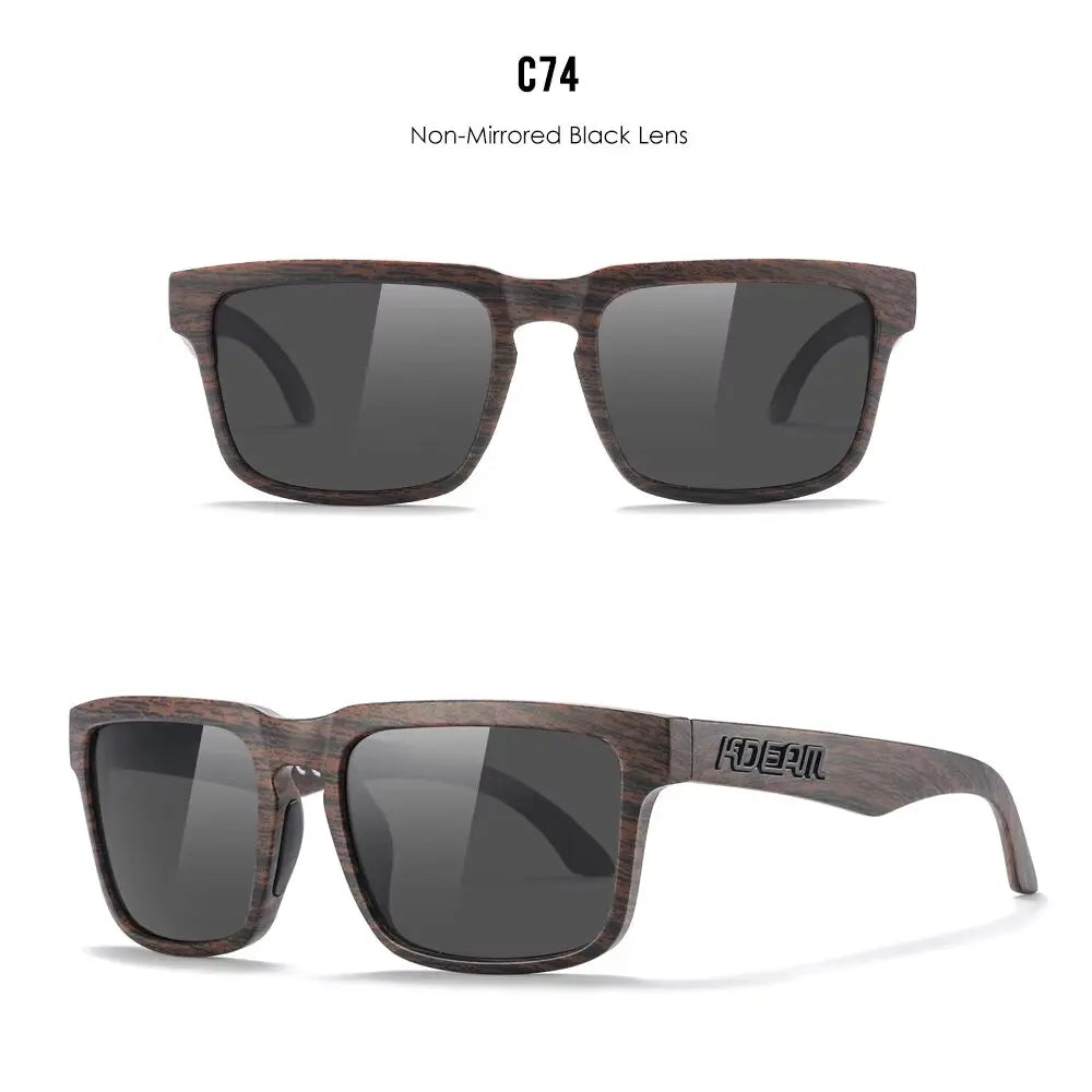 New KDEAM Square Men Polarized Sunglasses For Women Outdoor Sports Activities Glasses Fishing Golfing Eyeglasses With Package