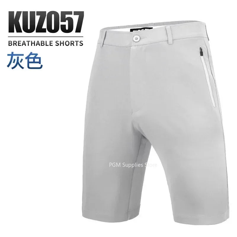 PGM Golf Pants Men's Sports Pants Summer Shorts Side Comfortable Breathable Pants