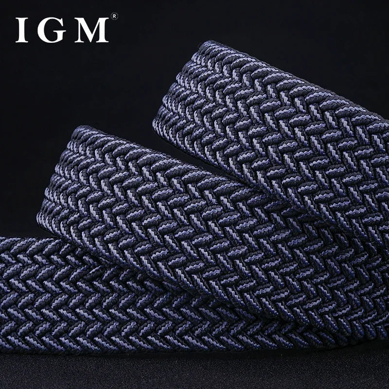 Men Belt  Woven No Holes Needle Buckle Belt for Men Canvas Student Military Training Pants Belt for Versatile Jeans