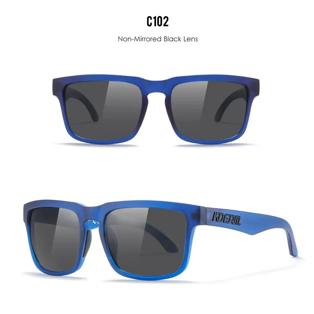 New KDEAM Square Men Polarized Sunglasses For Women Outdoor Sports Activities Glasses Fishing Golfing Eyeglasses With Package