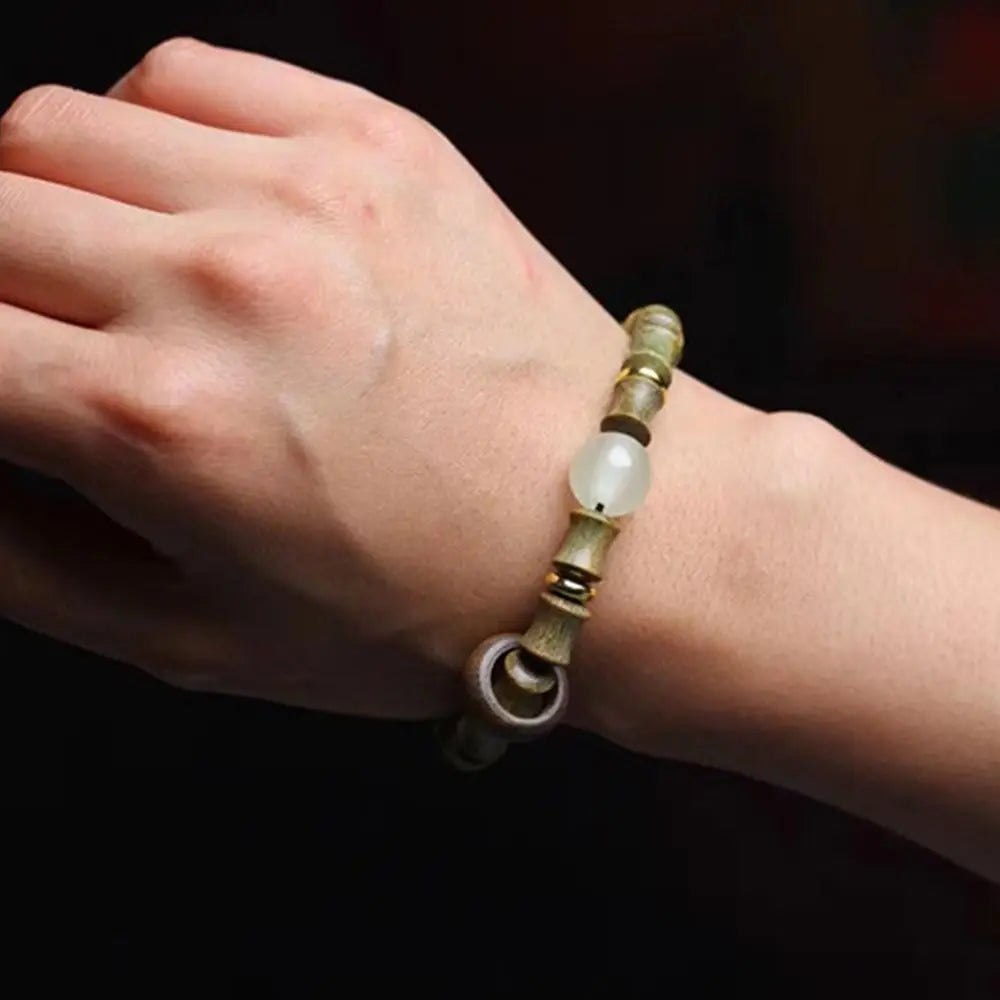 Bracelet Jewelry Gift Women Jewelry Accessories Evernight Bracelet Rosary Decoration Bracelet Green Sandalwood Hand Rings