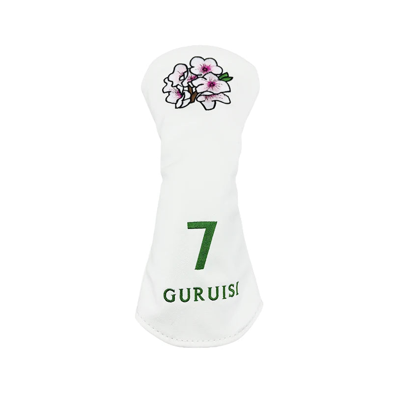 Flower embroidery Golf Club #1 #3 #5 Wood Head covers Driver Fairway Woods Cover Putter Headcover