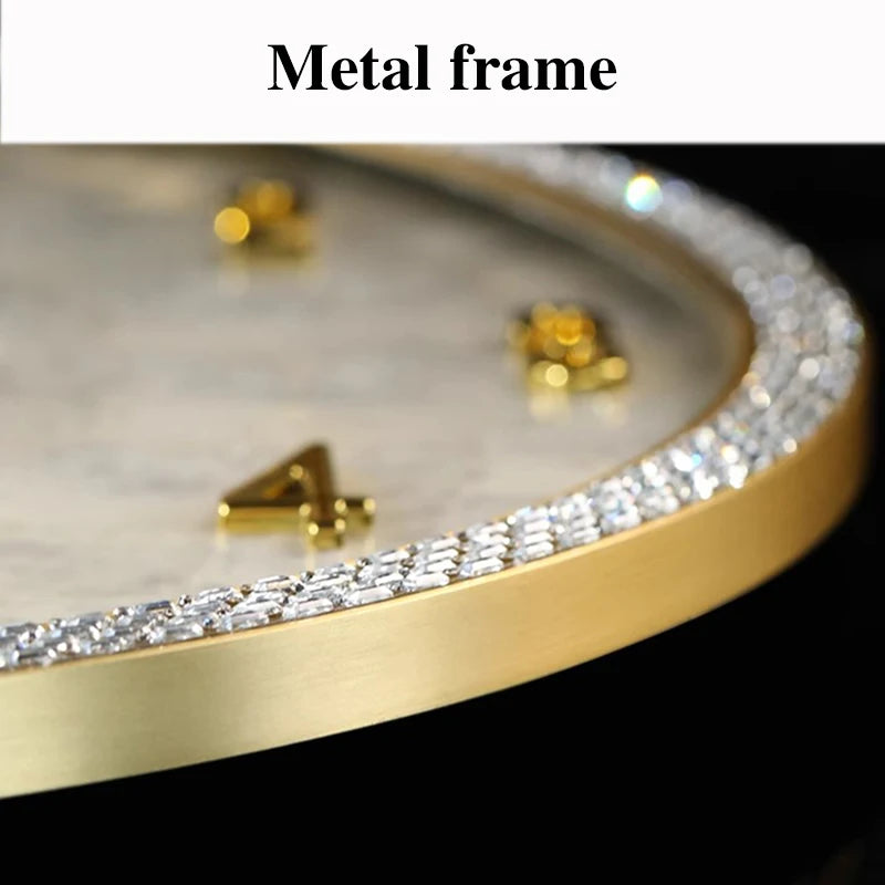 Modern Wall Clocks Luxury Shell Wall Clock Living Room Art Minimalist Clocks Silent Mechanic Watch Home Decoration Accessories
