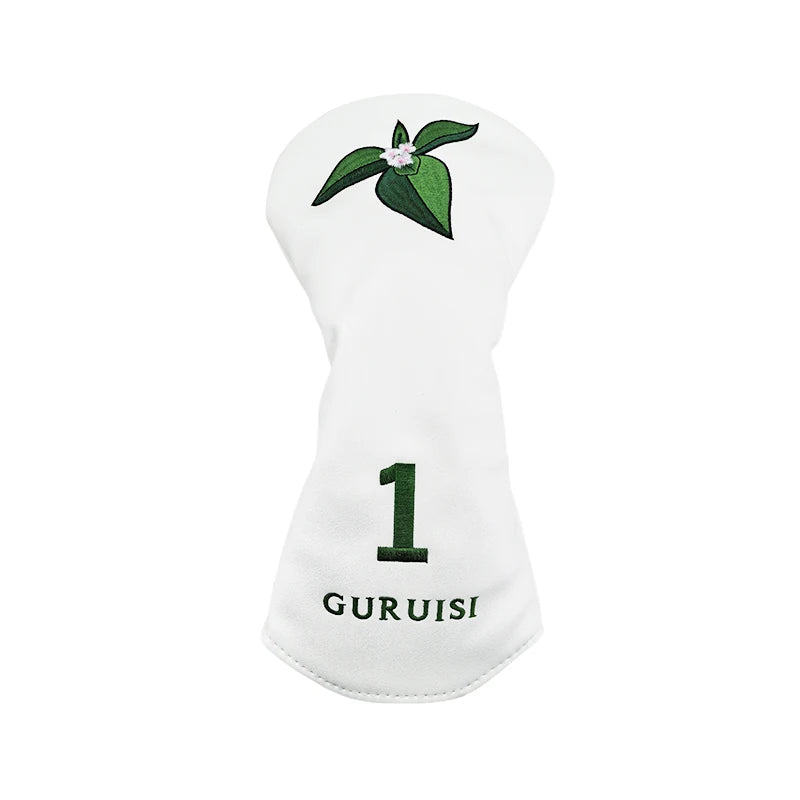 Flower embroidery Golf Club #1 #3 #5 Wood Head covers Driver Fairway Woods Cover Putter Headcover