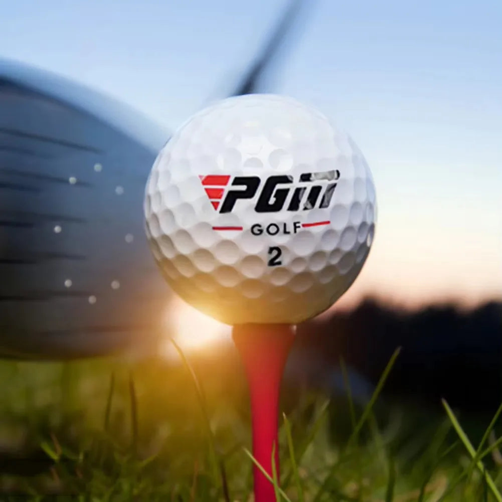 Golf Balls PGM Practice Hardness Outdoor Sport Driving Range Lightweight Synthetic Rubber Golf Three-Layer Competition Balls Set