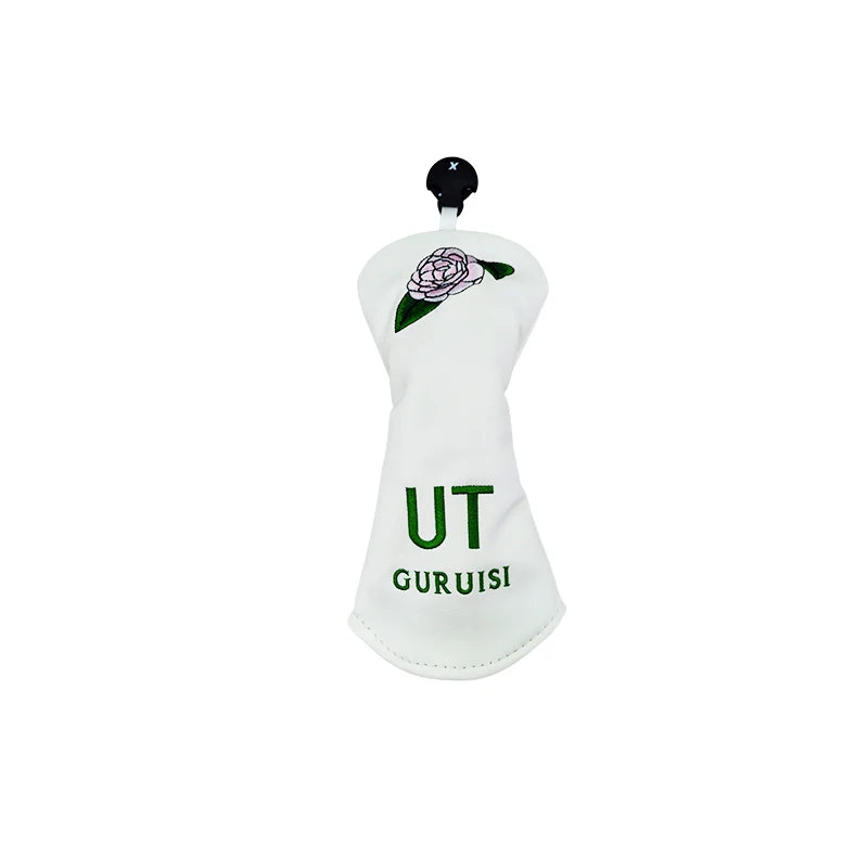 Flower embroidery Golf Club #1 #3 #5 Wood Head covers Driver Fairway Woods Cover Putter Headcover