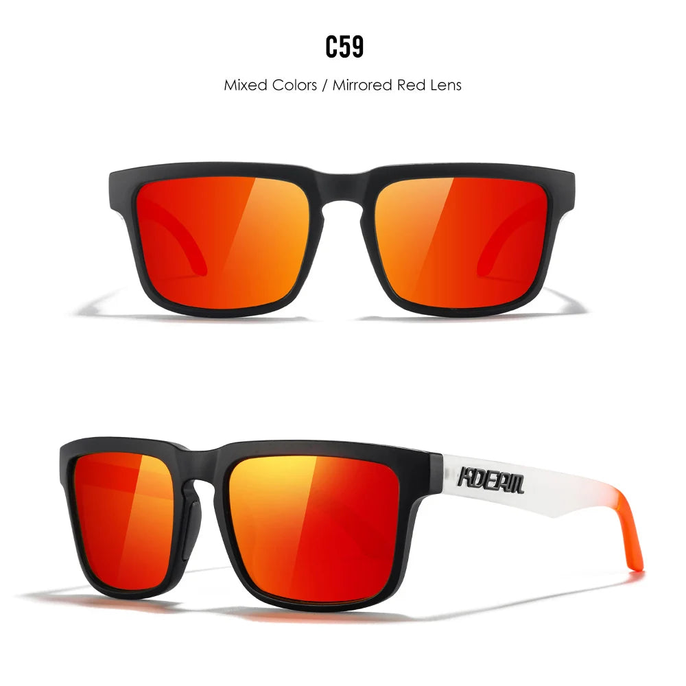 New KDEAM Square Men Polarized Sunglasses For Women Outdoor Sports Activities Glasses Fishing Golfing Eyeglasses With Package
