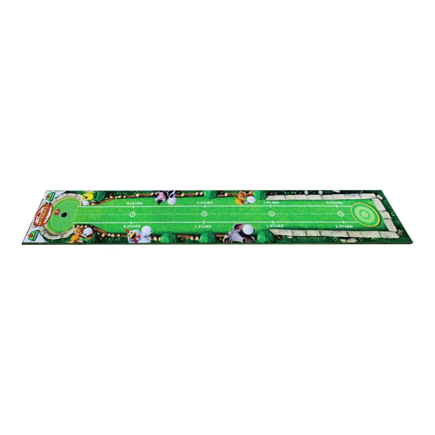 Golf Putting Mat Foldable Storage Golfing Supplies Lightweight Golf Practice Mat for Park Office Indoor Outdoor Home Garden