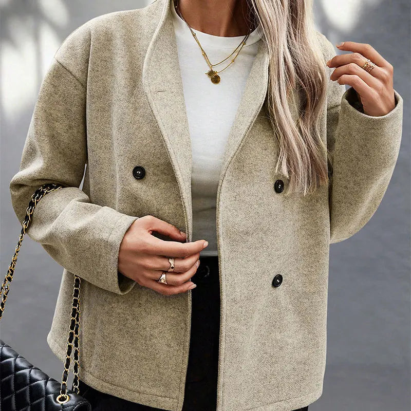 Autumn Women Coat New Streetwear Fashion Long Sleeves Button Casual Slim Coat Sexy Solid Elegant Lady Versatile Topcoat Clothing