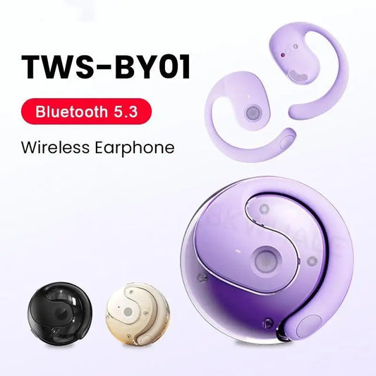 AI Translator 144 Languages Real Time Translation Earbuds Smart Voice Two-Way Translation Wireless Open-Ear Headphones for Trave