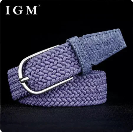 Men Belt  Woven No Holes Needle Buckle Belt for Men Canvas Student Military Training Pants Belt for Versatile Jeans