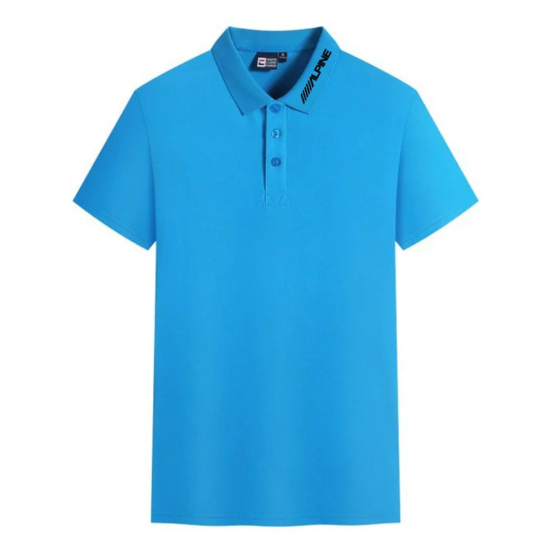 Men's Polo Shirt Golf Shirt Men's Summer Casual Breathable Comfortable Polo Shirt Solid Color High Quality Short Sleeve T-Shirt