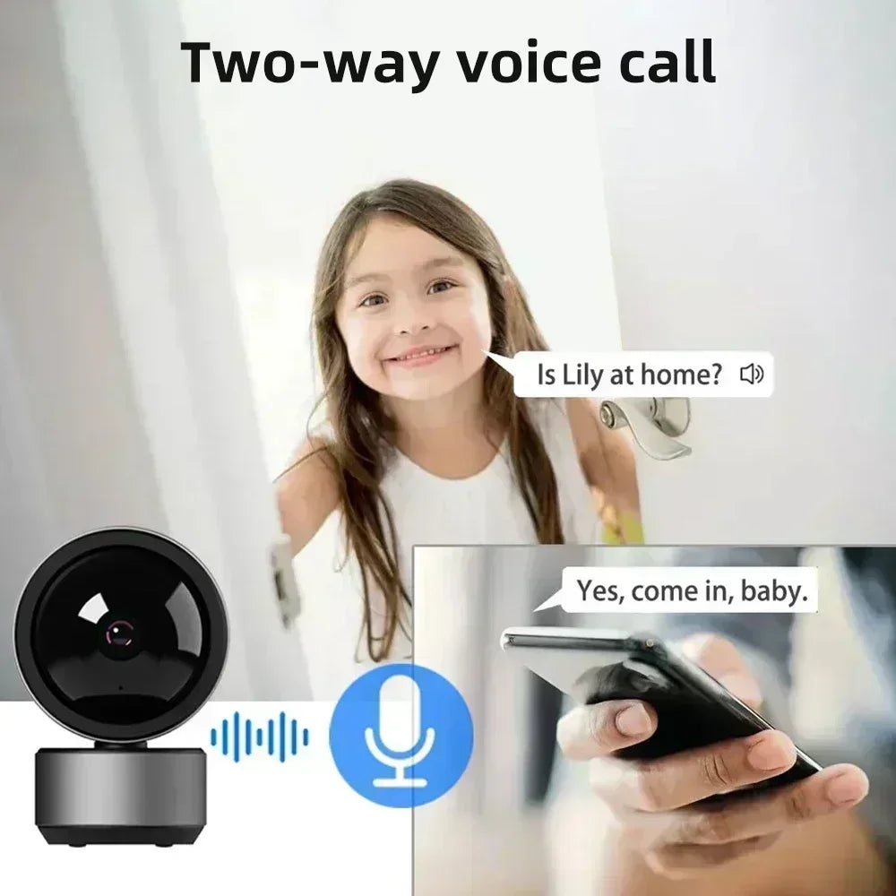 Smart Life 5MP IP WiFi Camera Surveillance Security Baby Monitor Automatic Human Tracking Cam Two Way Audio Indoor Video Camera