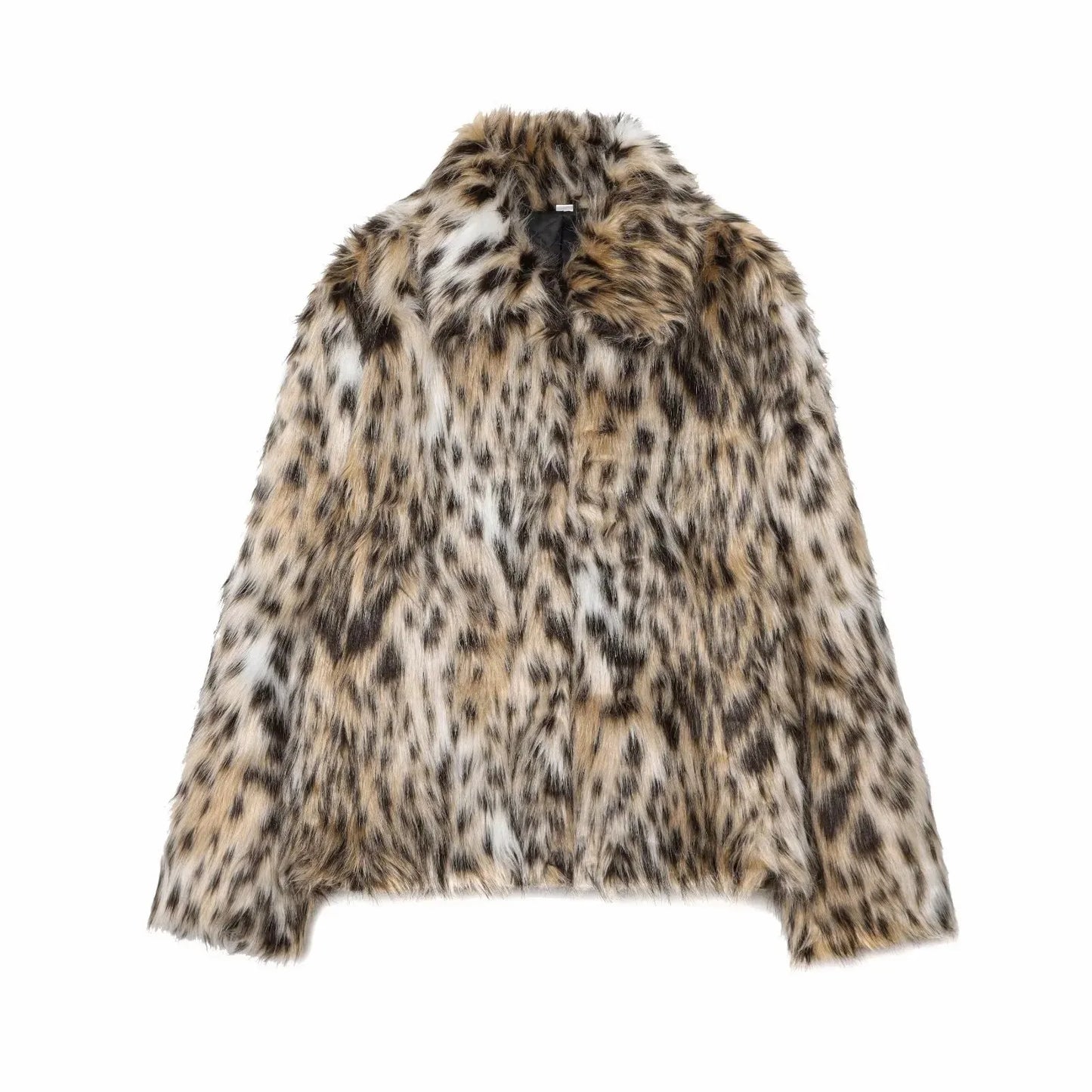 Women Fashion Faux Fur Coat Women 2025 Autumn Warm Stylish Casual Coat Winter Street Slim Elegant Outerwear Femme New