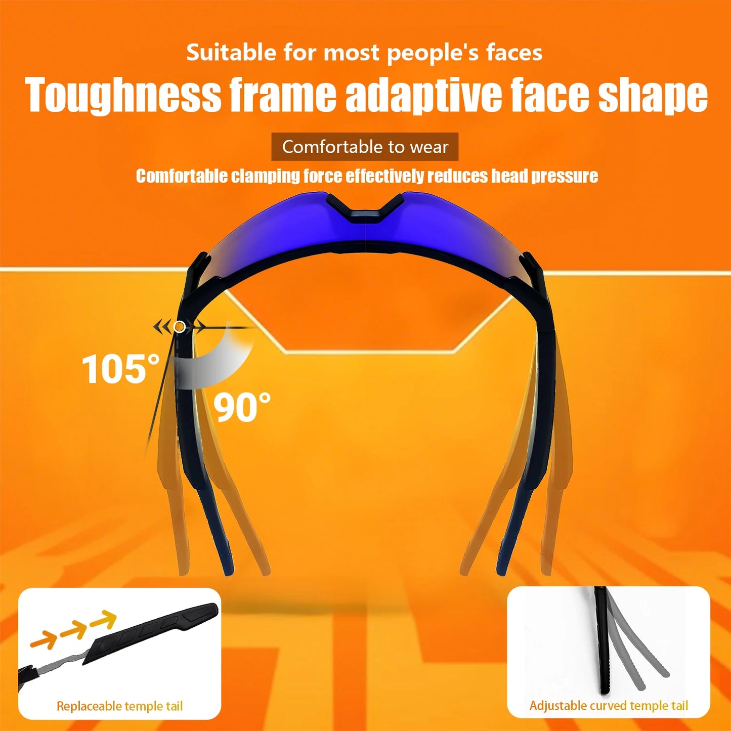 LIGE New Smart Cycling Glasses Men AI Voice Assistant Smart Sunglasses Outdoor Sport Bluetooth Call Music Smart Glasses Women