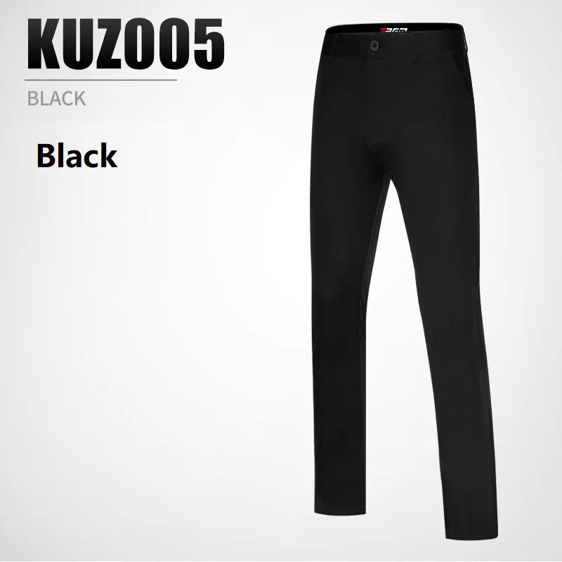 PGM XXXL Mid Waist Golf Pants Summer Breathable High Stretch Men Trousers Male Quick-Dry Sports Pants Straight Golf Apparel