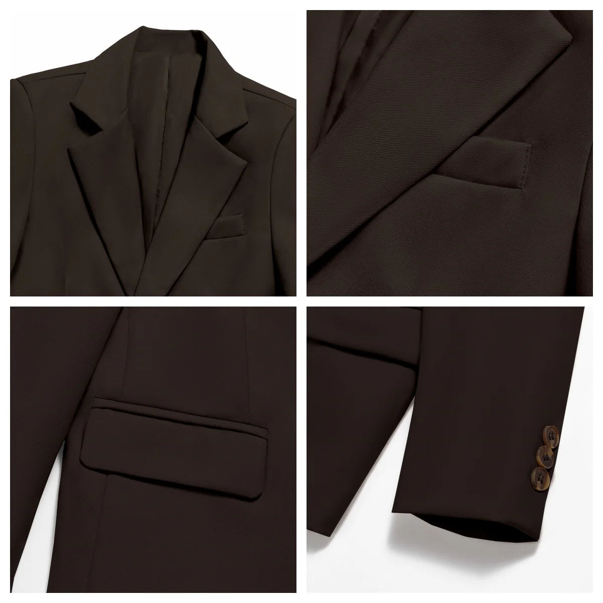 Vintage Brown Formal Suit Set for Kids, 3-14 Years Boy's Tuxedo Set, Blazer, Vest, Pants, Bow-tie, Graduation Party Dresswear