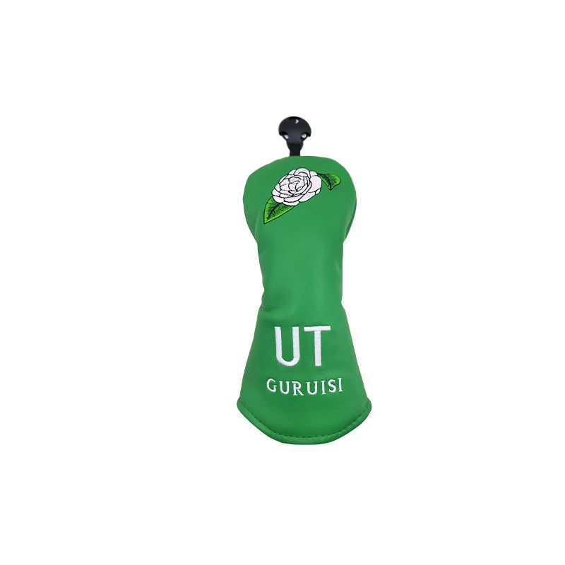 Flower embroidery Golf Club #1 #3 #5 Wood Head covers Driver Fairway Woods Cover Putter Headcover
