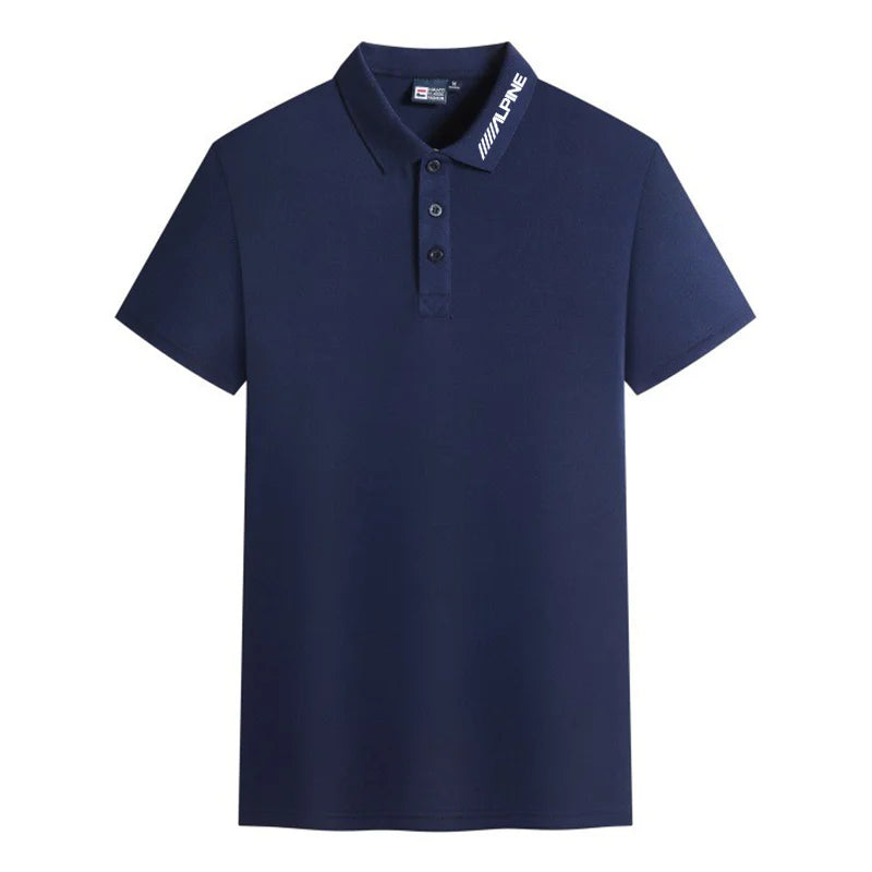 Men's Polo Shirt Golf Shirt Men's Summer Casual Breathable Comfortable Polo Shirt Solid Color High Quality Short Sleeve T-Shirt