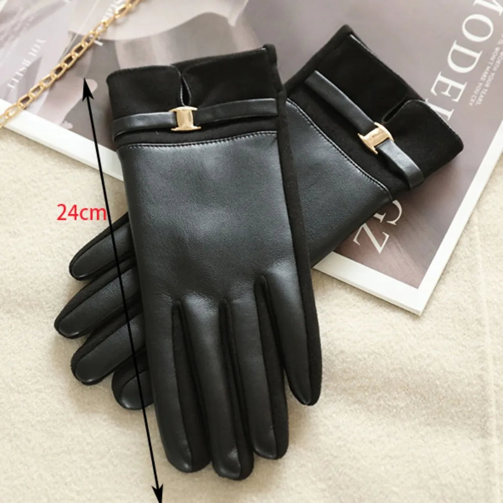 2024 Touchable Screen Winter Gloves Full Finger Warm Driving Mittens Waterproof Touch Screen Gloves Outdoor Sports