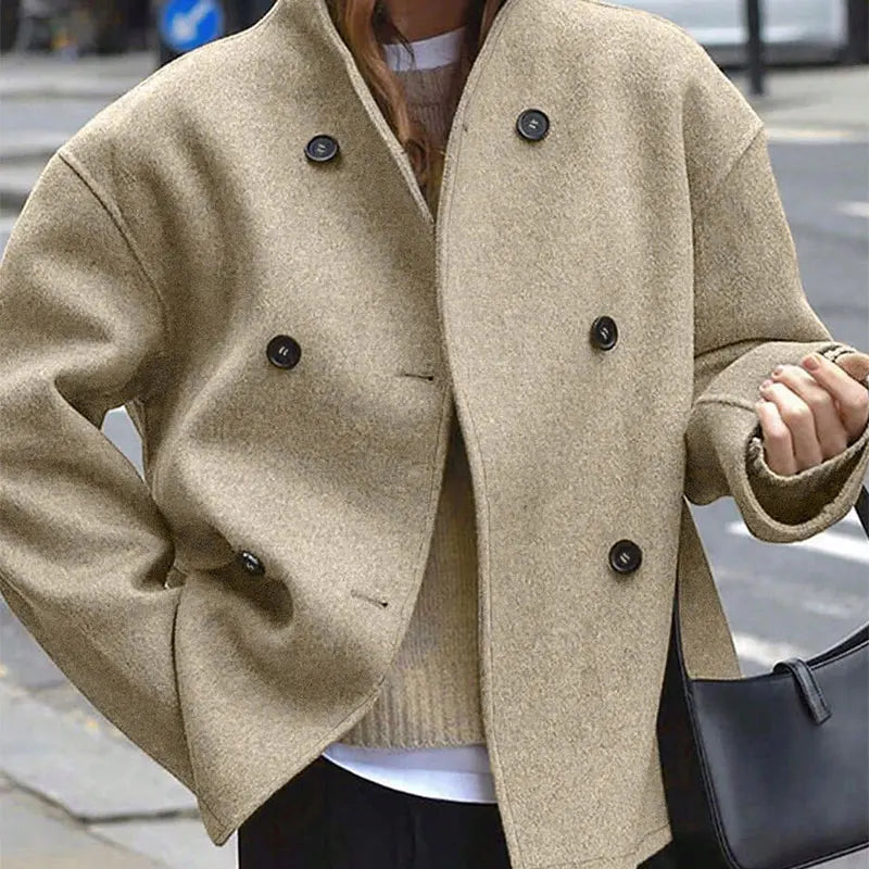 Autumn Women Coat New Streetwear Fashion Long Sleeves Button Casual Slim Coat Sexy Solid Elegant Lady Versatile Topcoat Clothing
