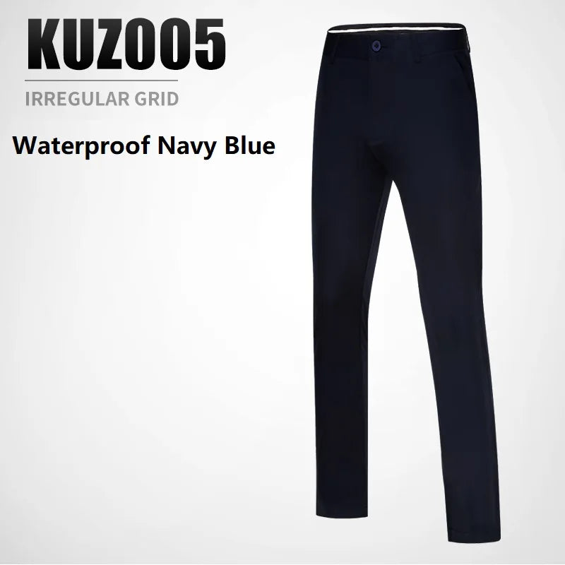 PGM XXXL Mid Waist Golf Pants Summer Breathable High Stretch Men Trousers Male Quick-Dry Sports Pants Straight Golf Apparel