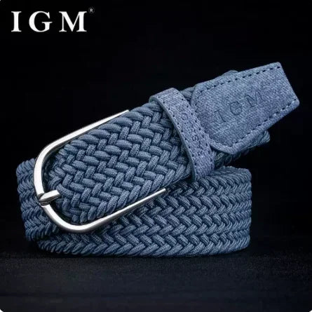 Men Belt  Woven No Holes Needle Buckle Belt for Men Canvas Student Military Training Pants Belt for Versatile Jeans