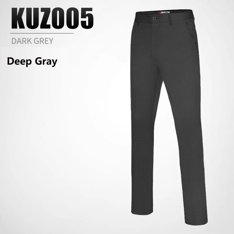 PGM XXXL Mid Waist Golf Pants Summer Breathable High Stretch Men Trousers Male Quick-Dry Sports Pants Straight Golf Apparel