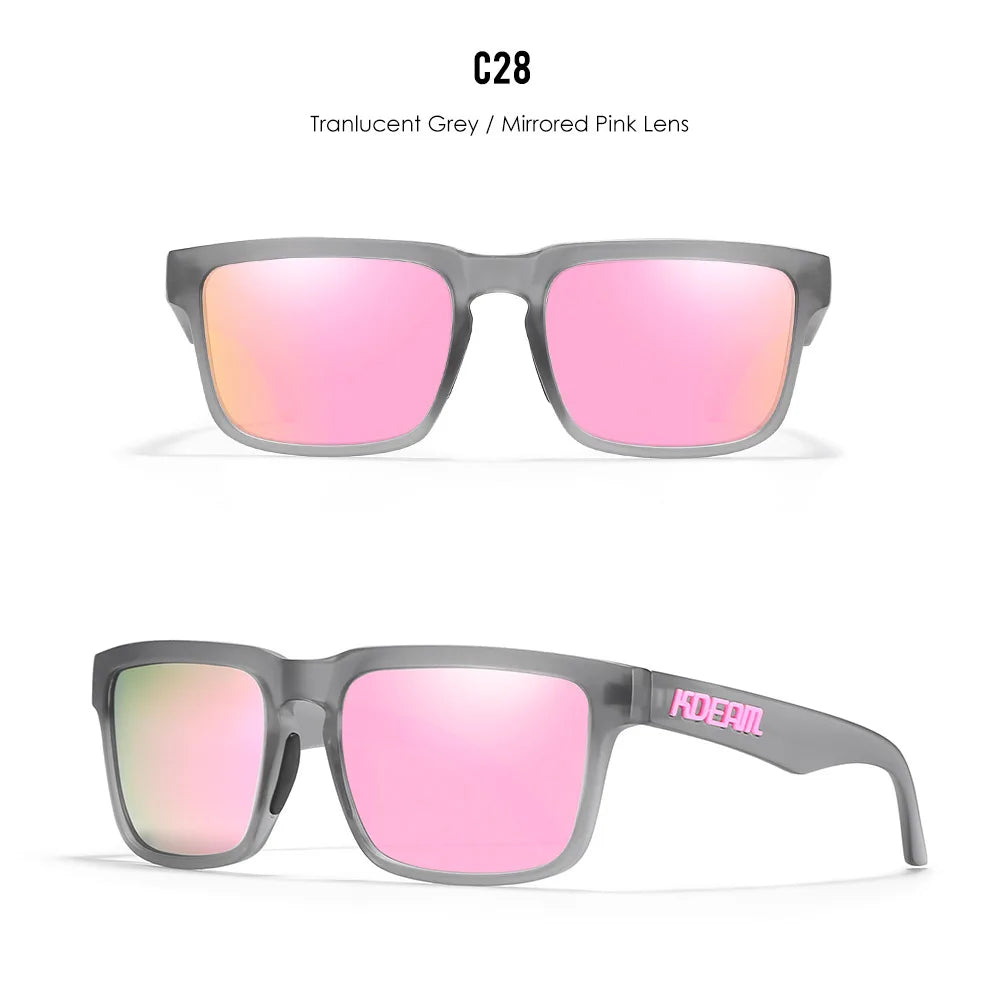 2025 New KDEAM Brand Fashion Polarized Sunglasses Women Shades Outdoor Activities Fishing Driving Golfing Male Glasses UV400