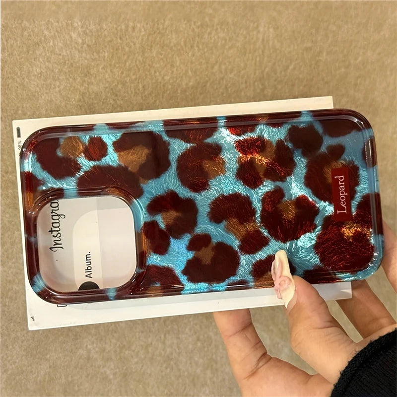 Stylish Leopard Print Phone Case for iPhone