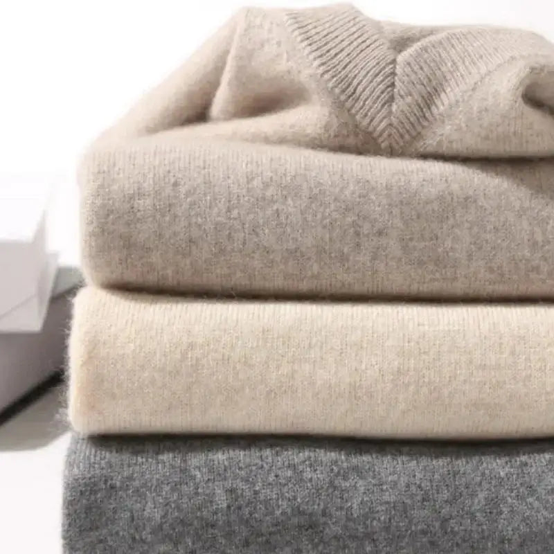 Fashion Men's Sweaters Casual Slim Fit Basic V Neck Knitted Sweater Pullover Male Autumn Winter Warm Knitwear Tops Mens Clothes