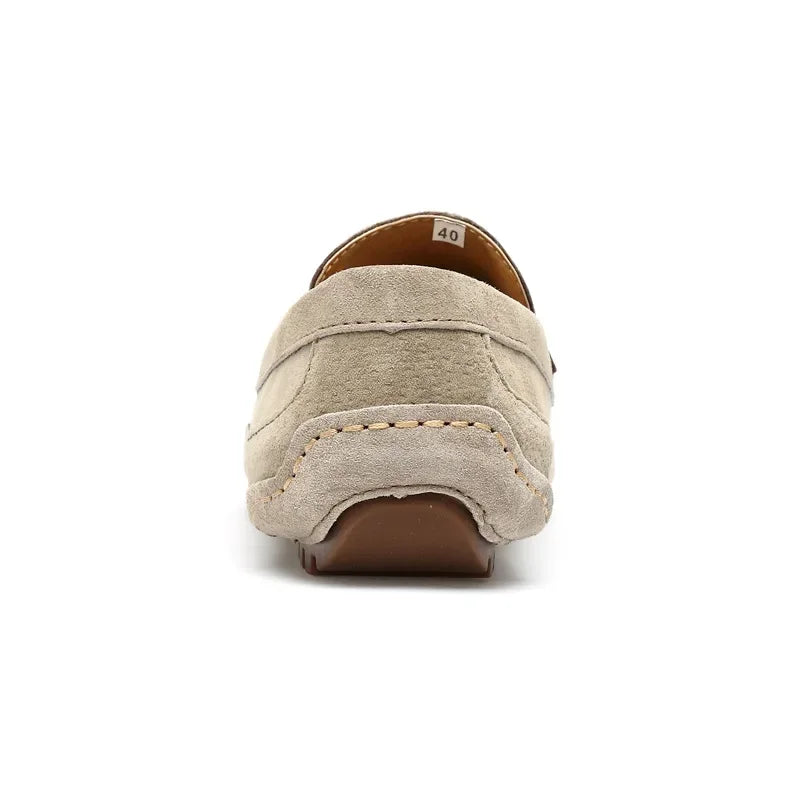 Suede Leather Man Loafers Luxury 2025 Casual Shoes for Men Boat Shoes Men Slip on Driving Shoes Male Moccasins Zapatos Sneakers