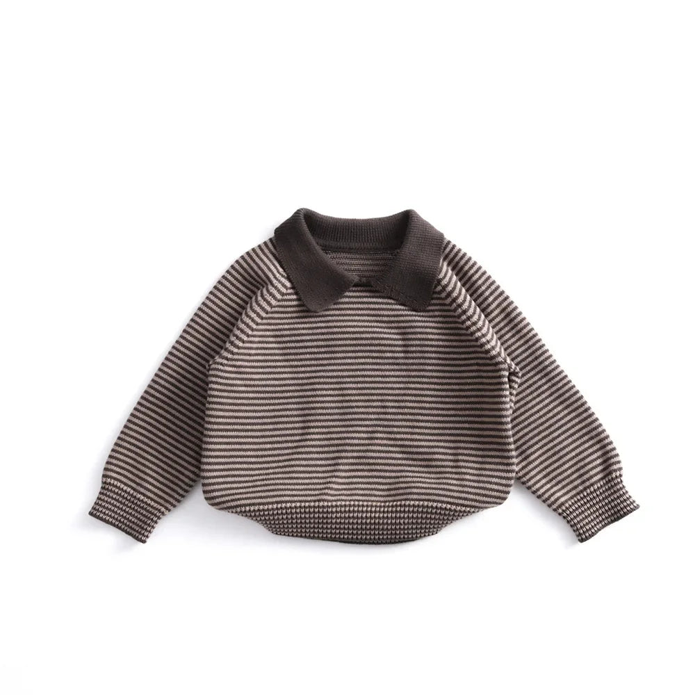 Toddler Striped Vintage Cotton Sweater