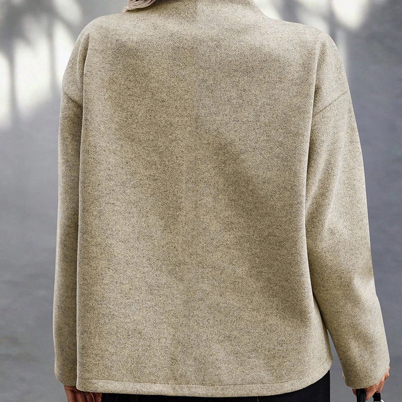 Autumn Women Coat New Streetwear Fashion Long Sleeves Button Casual Slim Coat Sexy Solid Elegant Lady Versatile Topcoat Clothing