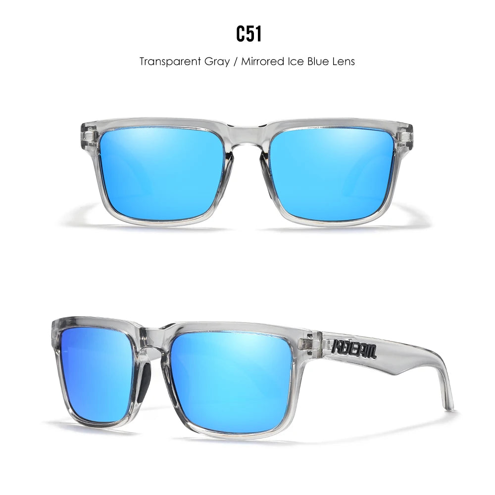 New KDEAM Square Men Polarized Sunglasses For Women Outdoor Sports Activities Glasses Fishing Golfing Eyeglasses With Package