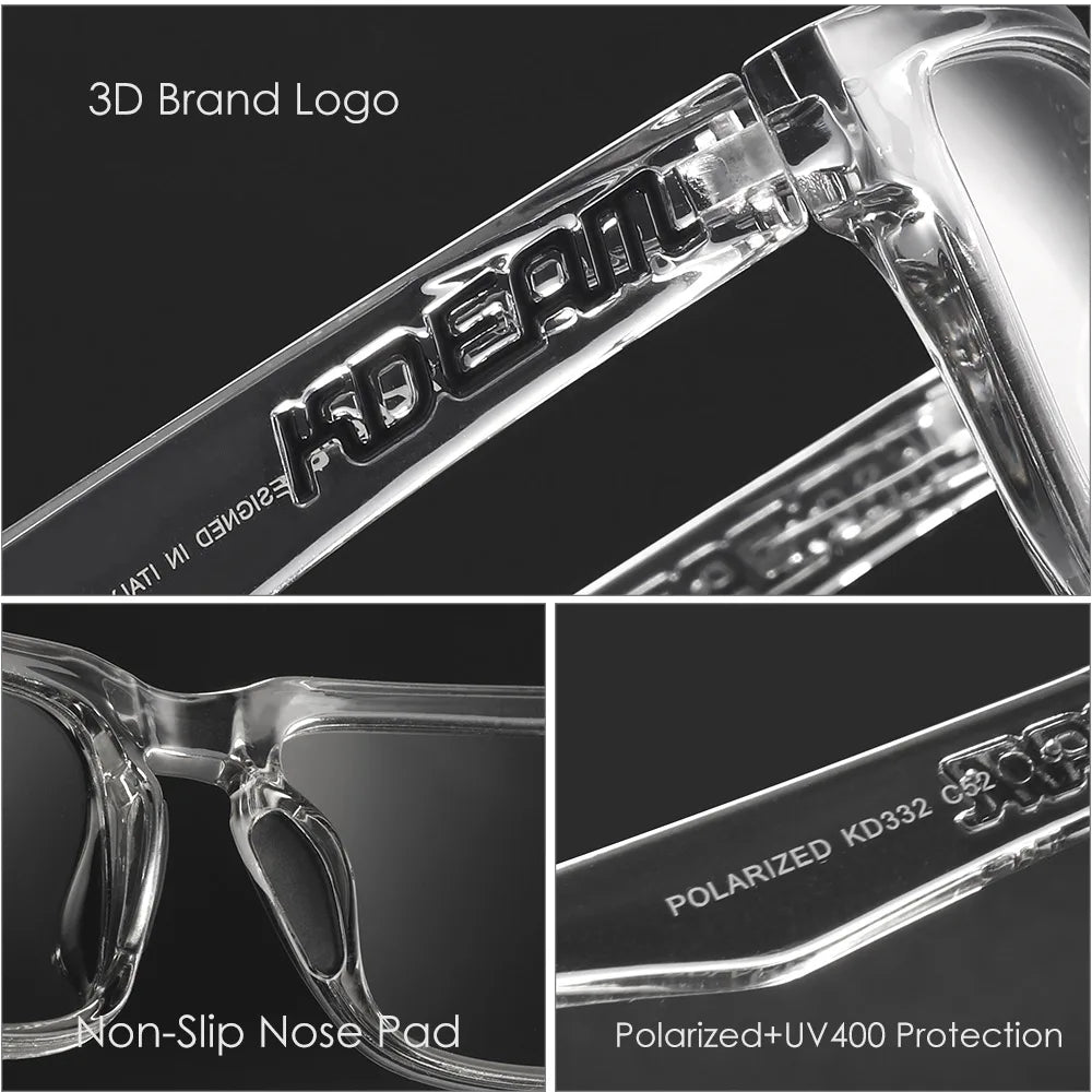 2025 New KDEAM Brand Fashion Polarized Sunglasses Women Shades Outdoor Activities Fishing Driving Golfing Male Glasses UV400