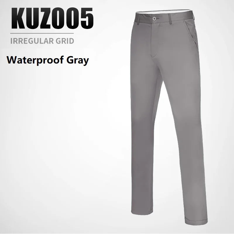PGM XXXL Mid Waist Golf Pants Summer Breathable High Stretch Men Trousers Male Quick-Dry Sports Pants Straight Golf Apparel