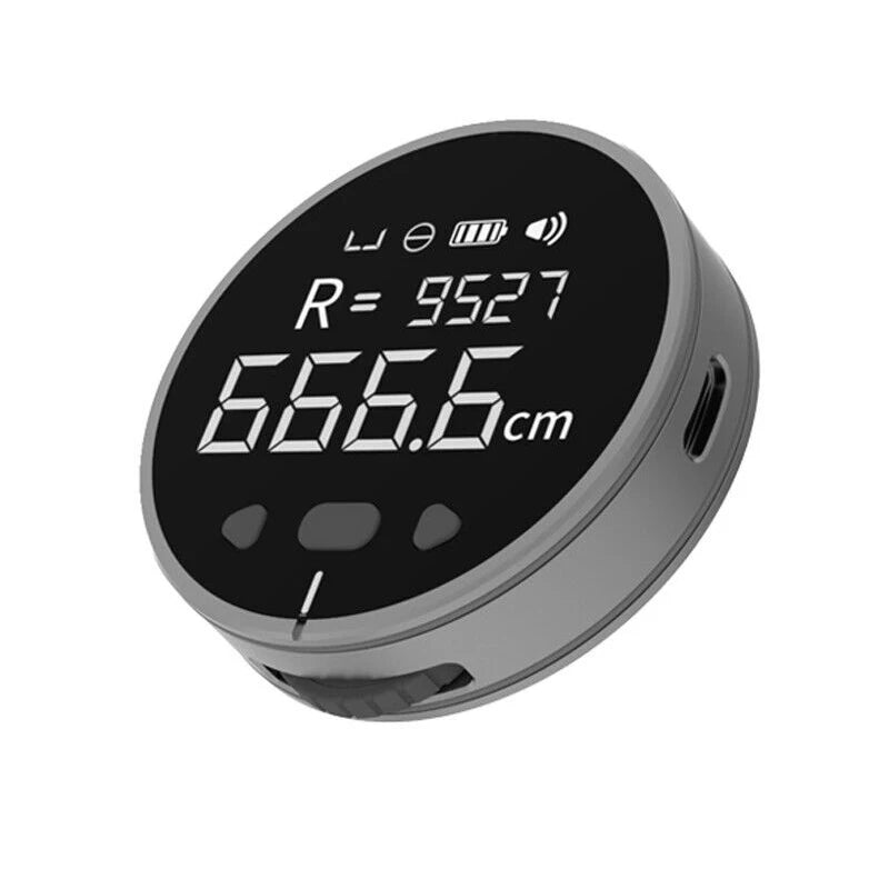 DUKA ATuMan Little Q Electronic Ruler 8 in 1 Range Finder Digital Tape Measure Mini Rolling Measuring Tool for Flat Curved