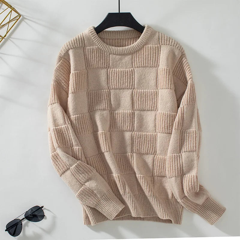 Women's Solid Color O-Neck Casual Pullover