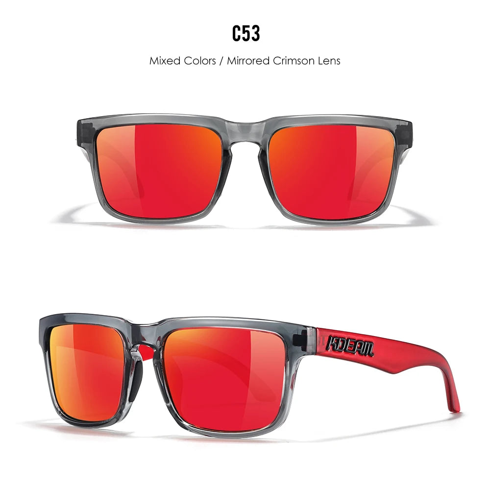 New KDEAM Square Men Polarized Sunglasses For Women Outdoor Sports Activities Glasses Fishing Golfing Eyeglasses With Package